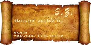 Stelczer Zoltán névjegykártya